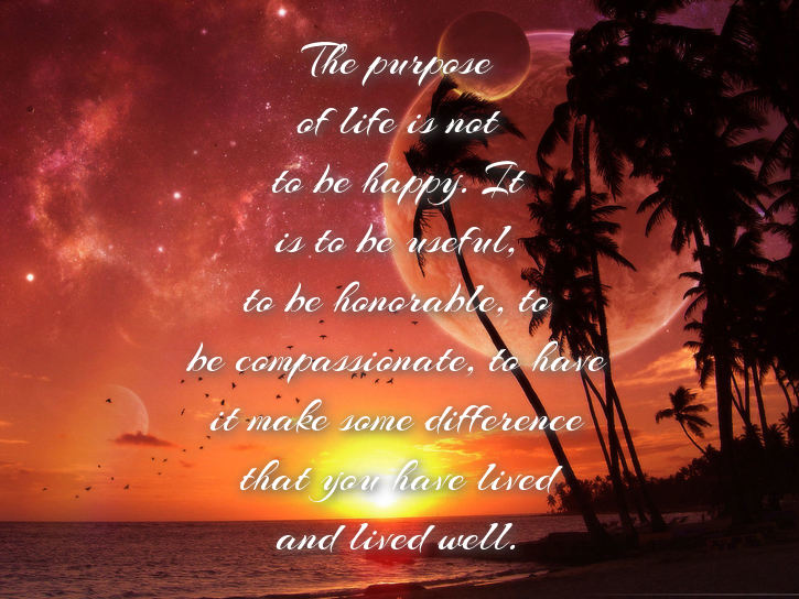 The purpose of life