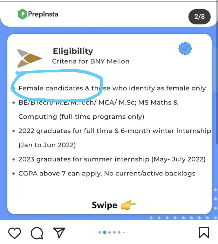 Job Posting Only For Females