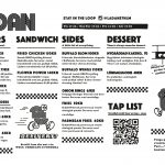 Stockholm Ladan Menu